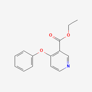molecular formula C14H13NO3 B8662175 Ethyl 4-phenoxypyridine-3-carboxylate 