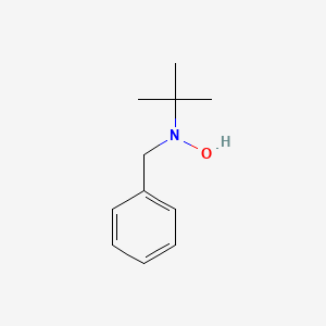 B8662207 Benzenemethanamine, N-(1,1-dimethylethyl)-N-hydroxy- CAS No. 68883-38-5