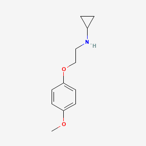 Cyclopropyl-[2-(4-methoxyphenoxy)ethyl]amine