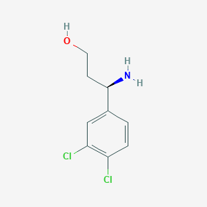 (3R)-3-Amino-3-(3,4-dichlorophenyl)propan-1-OL