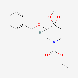 molecular formula C17H25NO5 B8662354 EINECS 282-339-6 CAS No. 84176-72-7