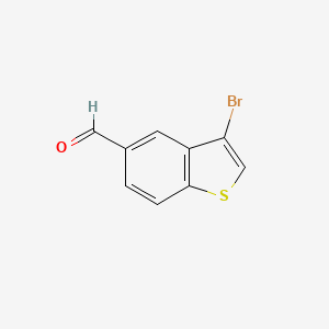 molecular formula C9H5BrOS B8662366 3-Bromobenzo[b]thiophene-5-carbaldehyde CAS No. 10135-01-0