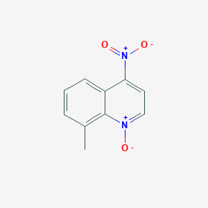 molecular formula C10H8N2O3 B086624 8-Methyl-4-nitroquinoline 1-oxide CAS No. 14094-45-2