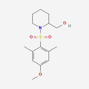 (1-(4-Methoxy-2,6-dimethylphenylsulfonyl)piperidin-2-yl)methanol