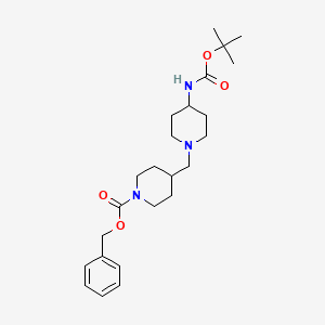 4-(4-Tert-butoxycarbonylamino-piperidin-1-ylmethyl)-piperidine-1-carboxylic acid benzyl ester