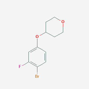 4-(4-Bromo-3-fluoro-phenoxy)-tetrahydro-pyran