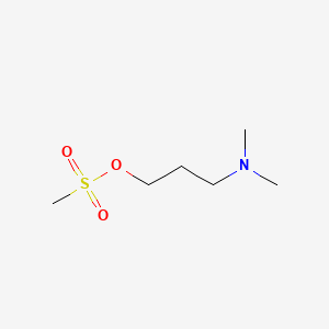 molecular formula C6H15NO3S B8662754 3-(dimethylamino)propyl methanesulfonate 