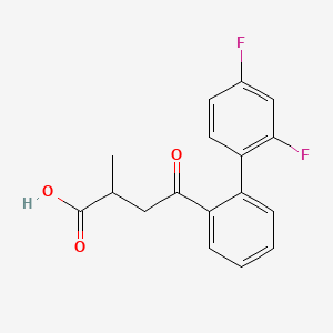 4-(2',4'-Difluorobiphenylyl)-2-methyl-4-oxobutanoic acid