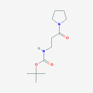 Tert-butyl (3-oxo-3-(pyrrolidin-1-yl)propyl)carbamate