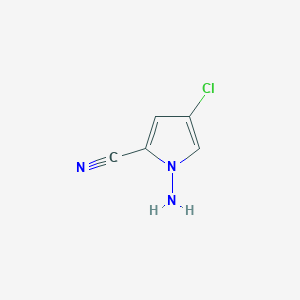 1-amino-4-chloro-1H-pyrrole-2-carbonitrile