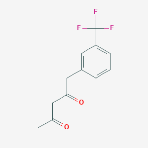 1-[3-(Trifluoromethyl)phenyl]pentane-2,4-dione