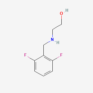 2-{[(2,6-Difluorophenyl)methyl]amino}ethan-1-ol