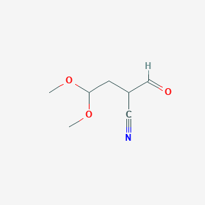 2-Formyl-4,4-dimethoxybutanenitrile
