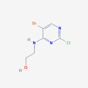 2-(5-Bromo-2-chloropyrimidin-4-ylamino)ethanol