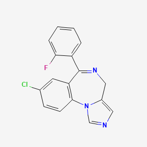 8-Chloro-6-(2-fluorophenyl)-4h-imidazo[1,5-a][1,4]benzodiazepine