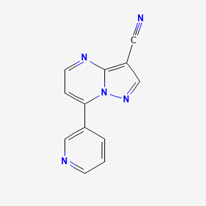 7-(3-Pyridyl)pyrazolo[1,5-a]pyrimidine-3-carbonitrile