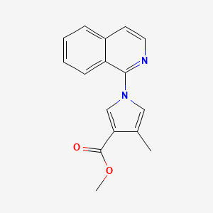 Methyl 1-(isoquinolin-1-yl)-4-methyl-1H-pyrrole-3-carboxylate