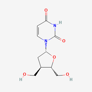 molecular formula C10H14N2O5 B8662998 3'-Hydroxymethyl ddU CAS No. 80647-03-6
