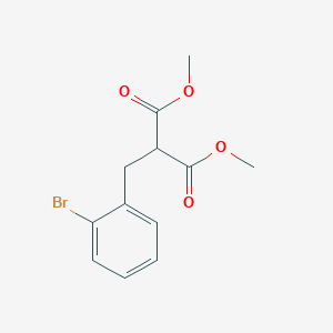 molecular formula C12H13BrO4 B8663025 Dimethyl [(2-bromophenyl)methyl]propanedioate CAS No. 174702-61-5