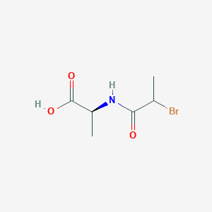 (2S)-2-(2-Bromopropanamido)propanoic acid