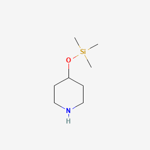 molecular formula C8H19NOSi B8663084 4-Tri-methylsilanyloxy-piperidine 
