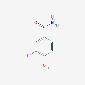 4-Hydroxy-3-iodobenzamide