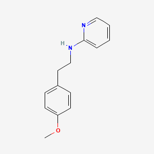 molecular formula C14H16N2O B8663103 N-[2-(4-methoxyphenyl)ethyl]pyridin-2-amine 