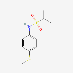 Propane-2-sulfonic acid (4-methylsulfanyl-phenyl)-amide