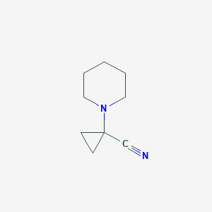 1-(Piperidin-1-yl)cyclopropanecarbonitrile