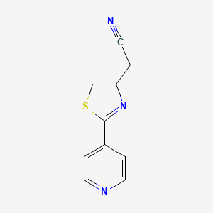 2-[2-(4-Pyridyl)thiazol-4-yl]acetonitrile