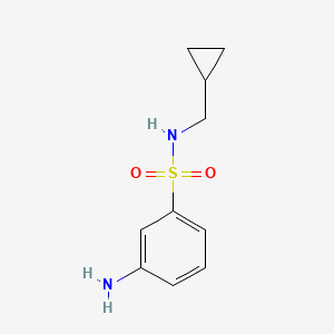 3-amino-N-cyclopropylmethyl-benzenesulfonamide