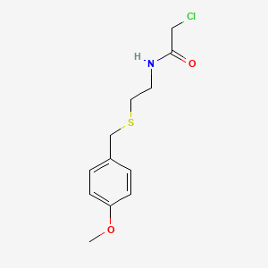 molecular formula C12H16ClNO2S B8663224 N-(2-(4-METHOXYBENZYL)-THIOETHYL) 