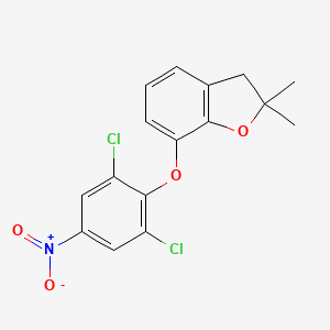 7-(2,6-Dichloro-4-nitrophenoxy)-2,2-dimethyl-2,3-dihydro-1-benzofuran
