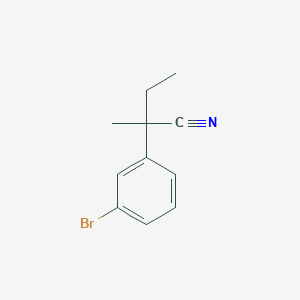 2-(3-Bromophenyl)-2-methylbutanenitrile