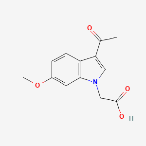 (3-Acetyl-6-methoxy-indol-1-yl)-acetic acid