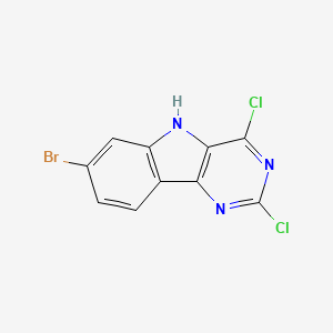 7-bromo-2,4-dichloro-5H-pyrimido[5,4-b]indole