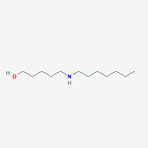 N-(5-hydroxypentyl) heptylamine