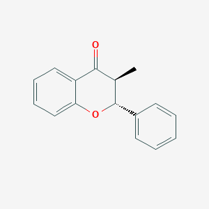 (2R,3S)-3-Methyl-2-phenyl-2,3-dihydro-4H-1-benzopyran-4-one