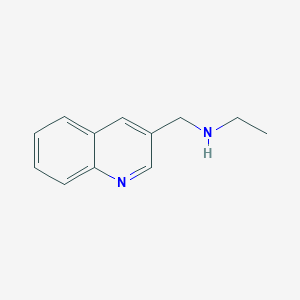 molecular formula C12H14N2 B8663382 Ethyl-quinolin-3-ylmethyl-amine 