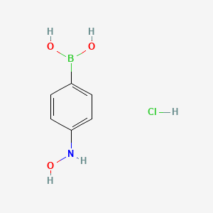 4-Hydroxyaminobenzeneboronic Acid Hydrochloride