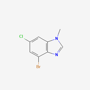 4-Bromo-6-chloro-1-methyl-1H-benzo[d]imidazole