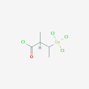 2-Methyl-3-(trichlorogermyl)butanoyl chloride