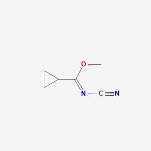 methyl N-cyanocyclopropanecarboximidate