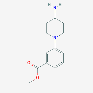 Methyl 3-(4-aminopiperidin-1-yl)benzoate