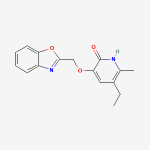 3-[(Benzoxazol-2-yl)methoxy]-5-ethyl-6-methylpyridin-2(1H)-one