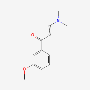 molecular formula C12H15NO2 B8663623 (2E)-3-(dimethylamino)-1-(3-methoxyphenyl)prop-2-en-1-one 