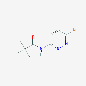 N-(6-Bromopyridazin-3-yl)pivalamide