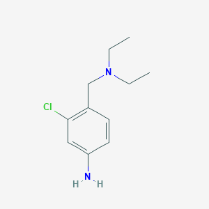 3-Chloro-4-diethylaminomethyl-phenylamine