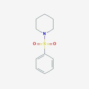 molecular formula C11H15NO2S B086637 1-(Phenylsulfonyl)piperidine CAS No. 5033-23-8
