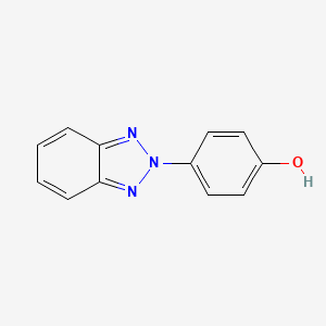 molecular formula C12H9N3O B8663745 4-(Benzotriazol-2-yl)phenol 